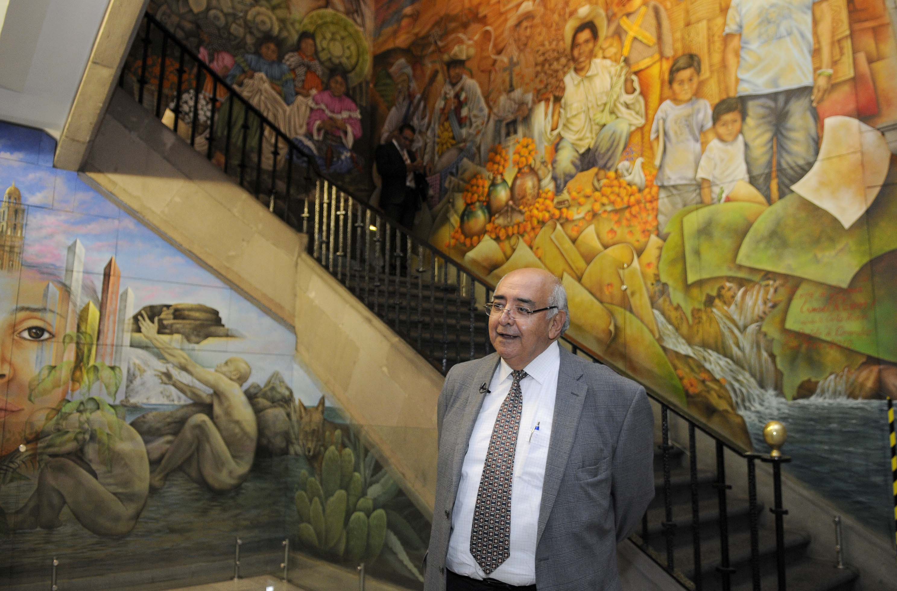 Maestros de la plástica mexicana plasmaron su arte en los murales del Palacio de Gobierno del EdoMéx #regionmx