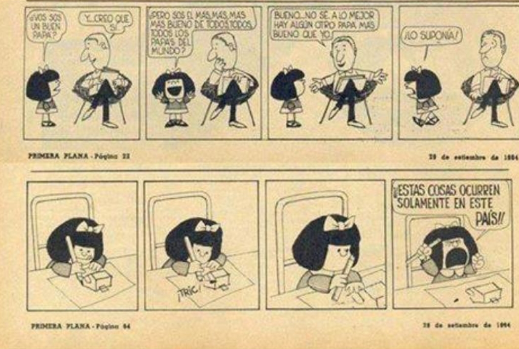 Mafalda y sus historietas políticamente incorrectas #regionmx