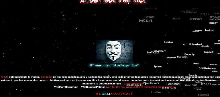 Hackean página de la CONDUSEF y envían mensaje a AMLO #regionmx