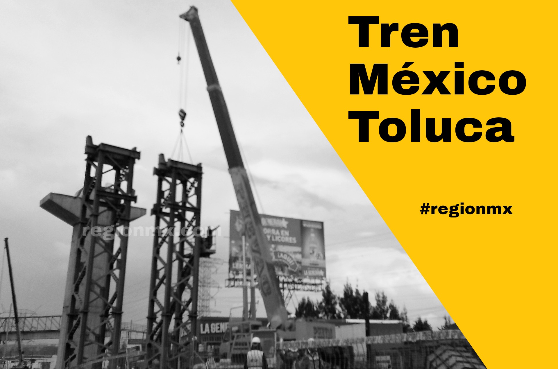 Así luce el avance del Tren Interurbano México - Toluca #regionmx