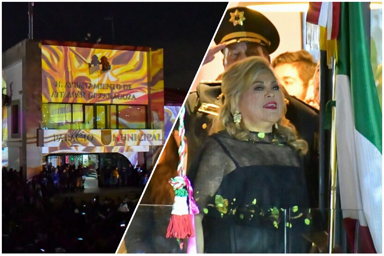 Con 5 Gritos, vídeo mapping y concierto, Atizapán celebró la Independencia #regionmx