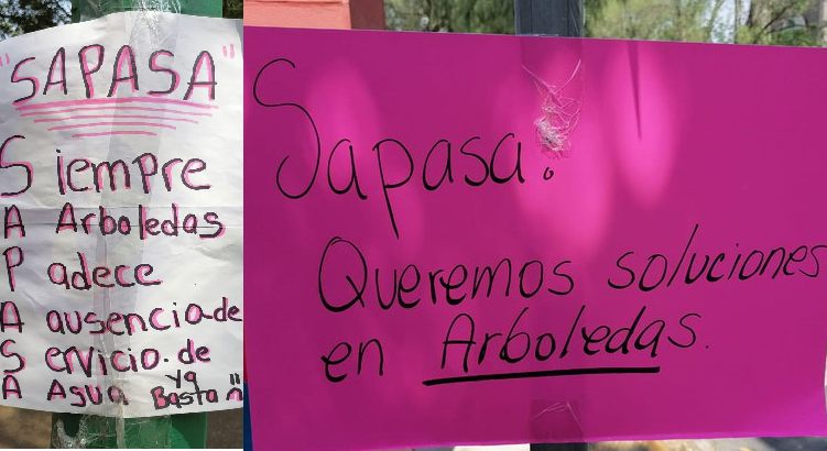 Vecinos de Las Arboledas exigen suministro de agua potable #regionmx