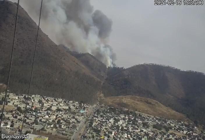 Se registró incendio en la Sierra de Guadalupe #regionmx