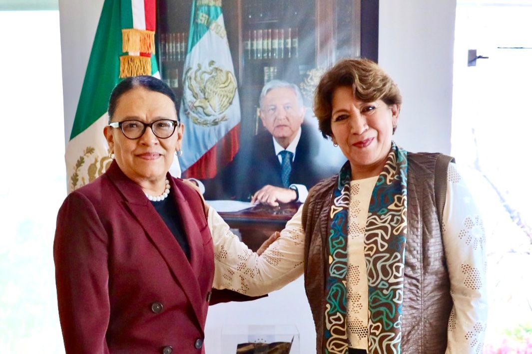 Delfina Gómez sostiene reunión con Secretaria de Seguridad Federal #regionmx 