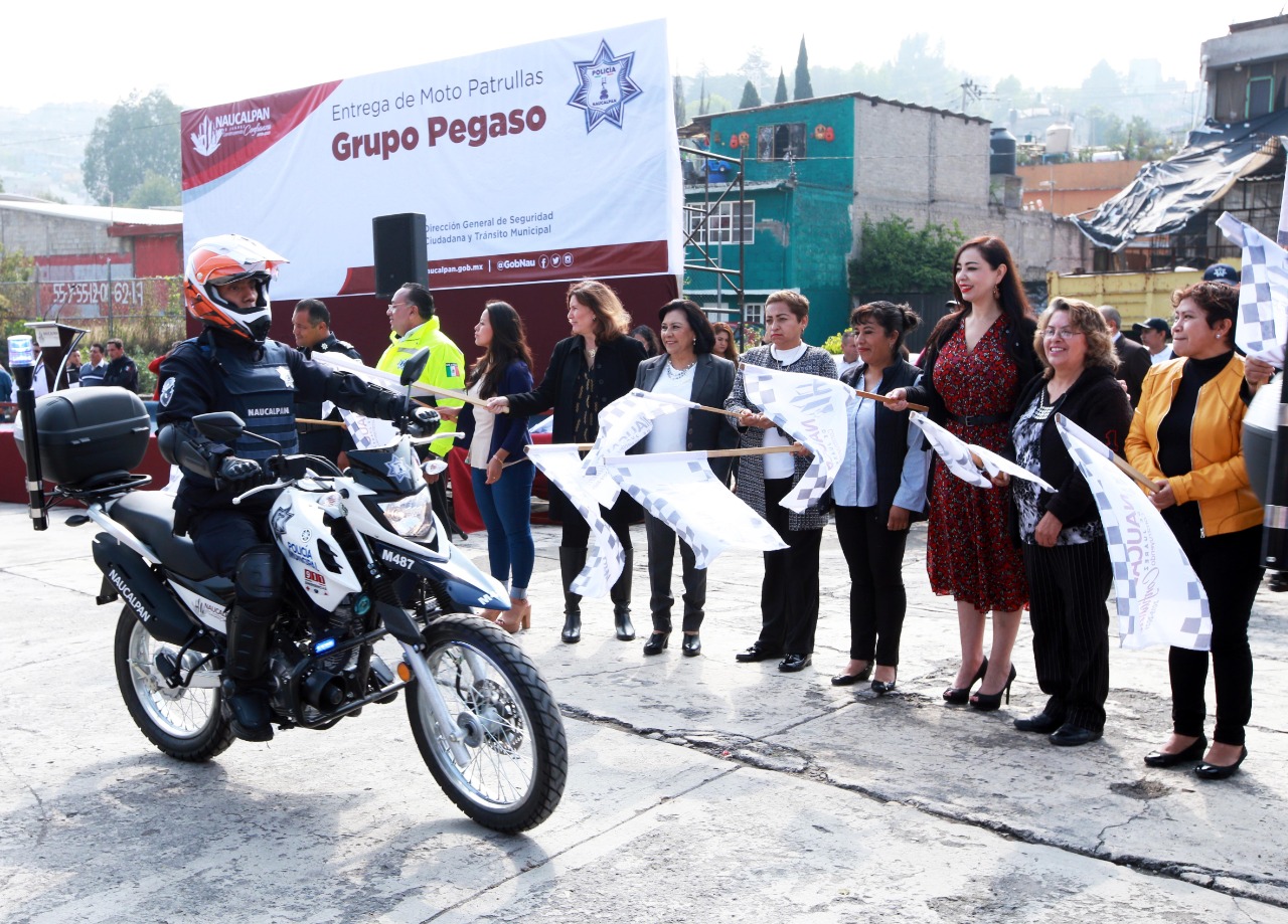 40 motopatrullas se unen a labores de seguridad en puntos clave de Naucalpan #regionmx