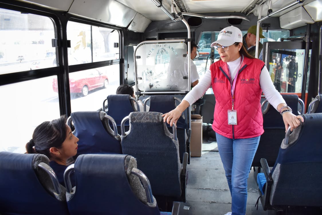 Realizan operativo con perspectiva de género a transporte público de Naucalpan #regionmx