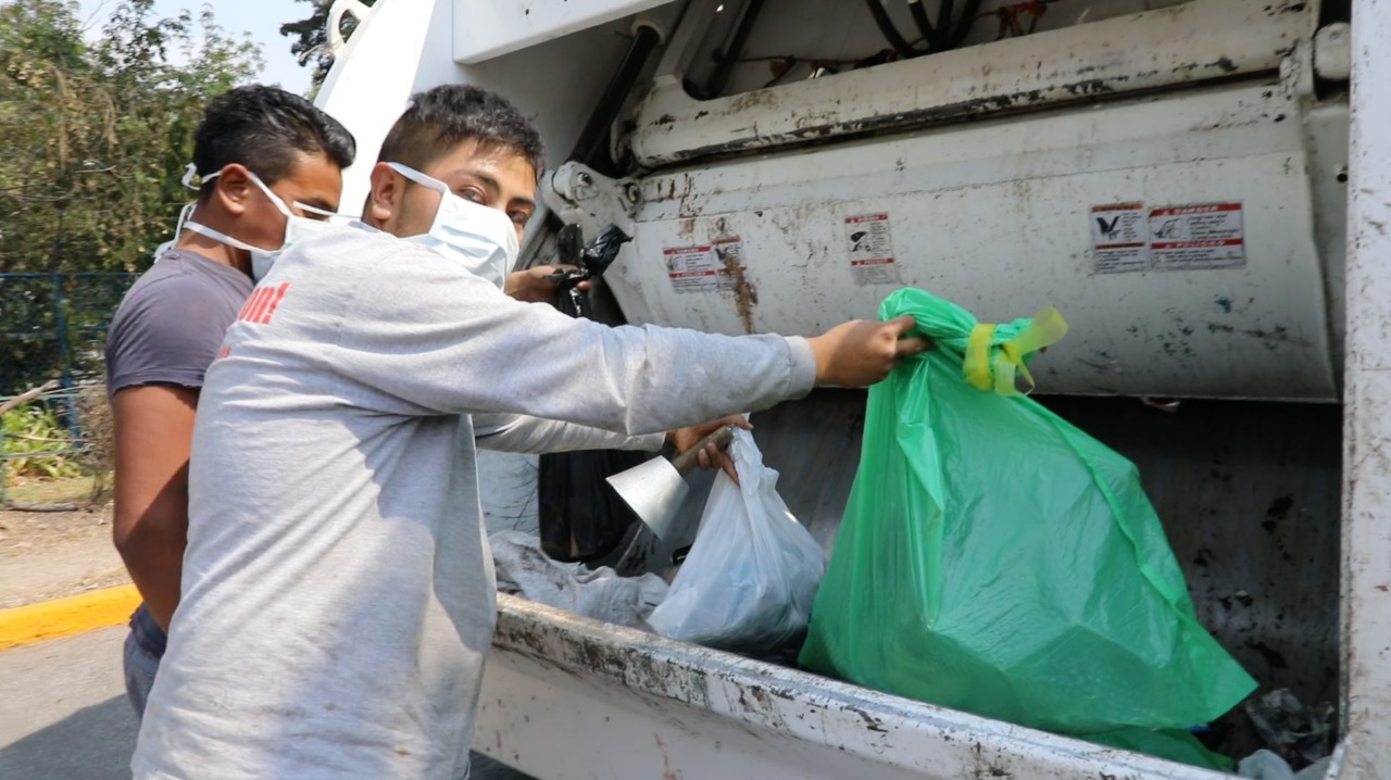 Recomiendan separar residuos para evitar propagación de COVID-19 a personal de limpia en Naucalpan #regionmx