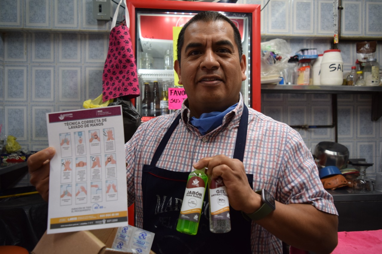 Reparte Gobierno de Naucalpan kits sanitizantes a la ciudadanía #regionmx