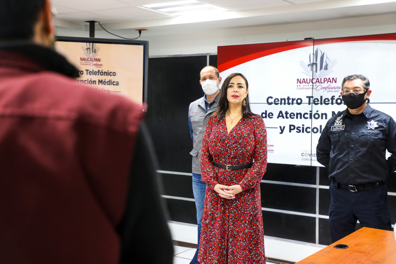 Instalan Centro Telefónico de Atención Médica y Psicológica en Naucalpan #regionmx
