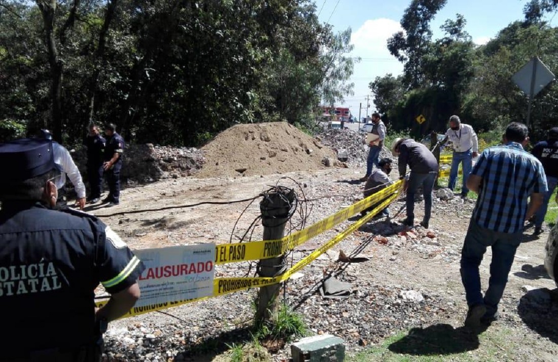 De nueva cuenta clausuran relleno sanitario en la carretera Naucalpan-Toluca #regionmx