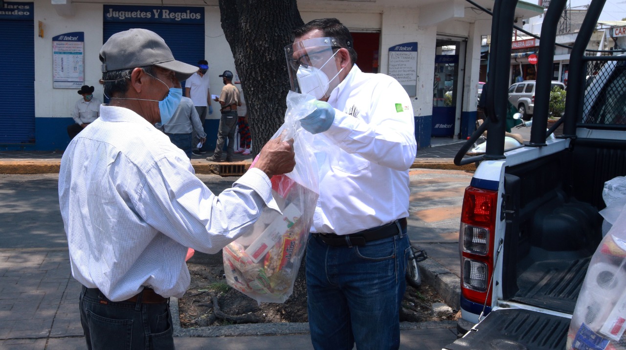 Lleva Naucalpan apoyos alimentarios a comerciantes de San Bartolo #regionmx