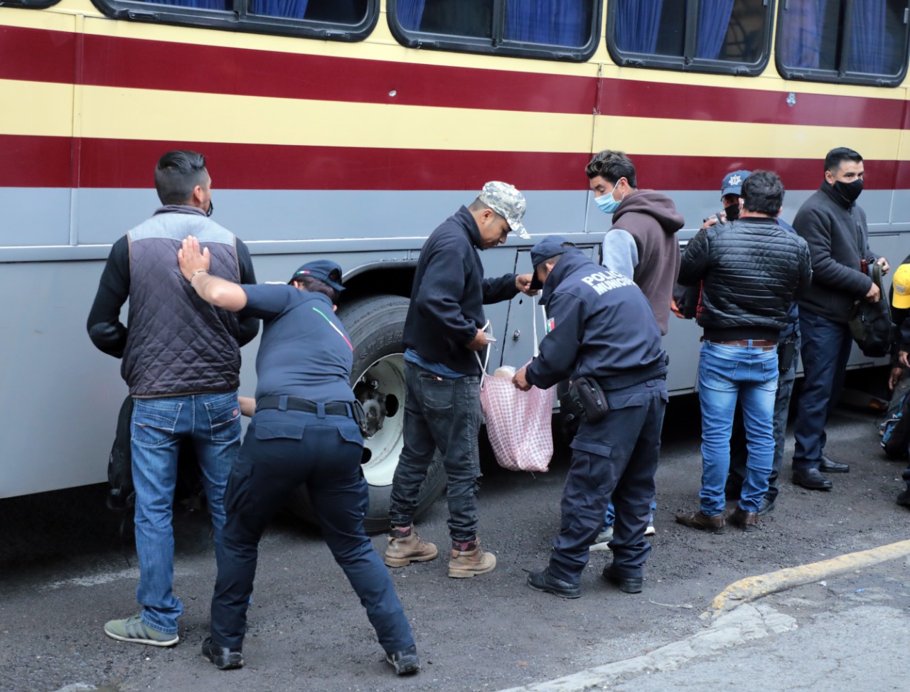 Refuerza policía de Naucalpan operativos de transporte público #regionmx