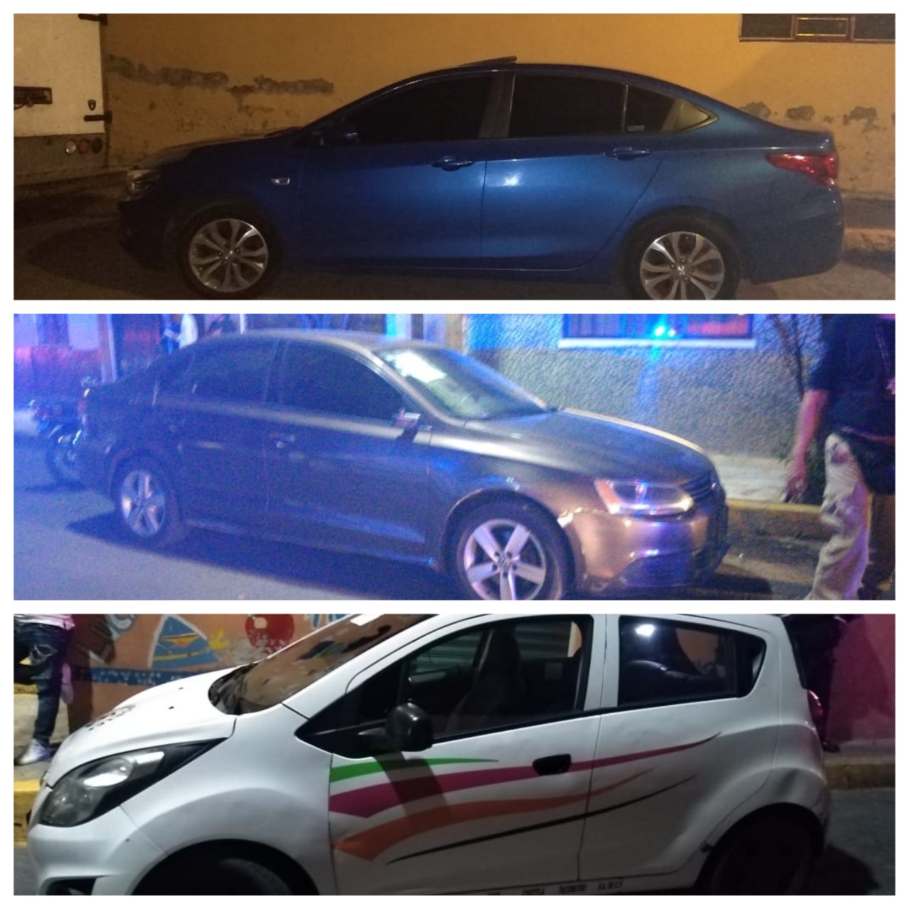 Recuperan tres autos robados en Tlalnepantla