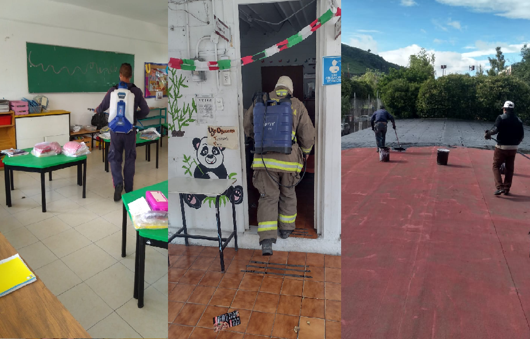 Realizan trabajos en escuelas de Tlalnepantla para el regreso a clases #regionmx