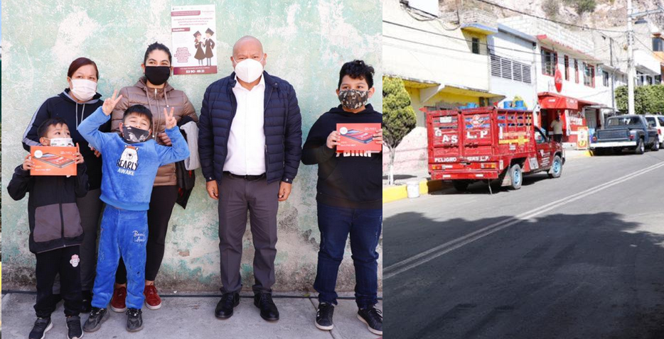 Raciel Pérez entrega rehabilitación de calle y tablets #regionmx