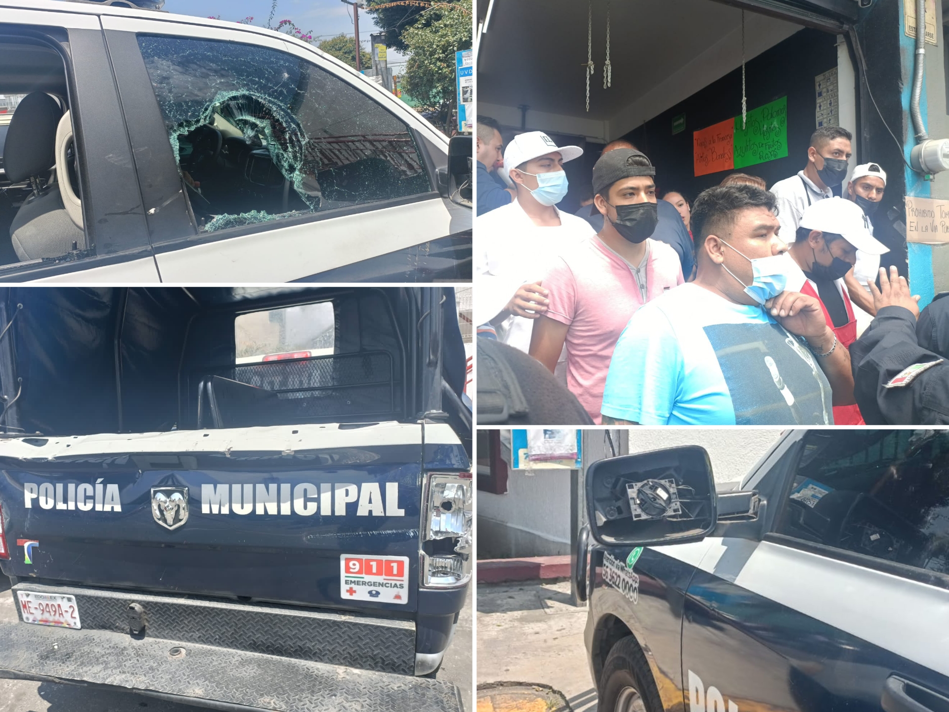 Comerciantes de Jacarandas y autoridades se enfrentan durante operativo #regionmx 
