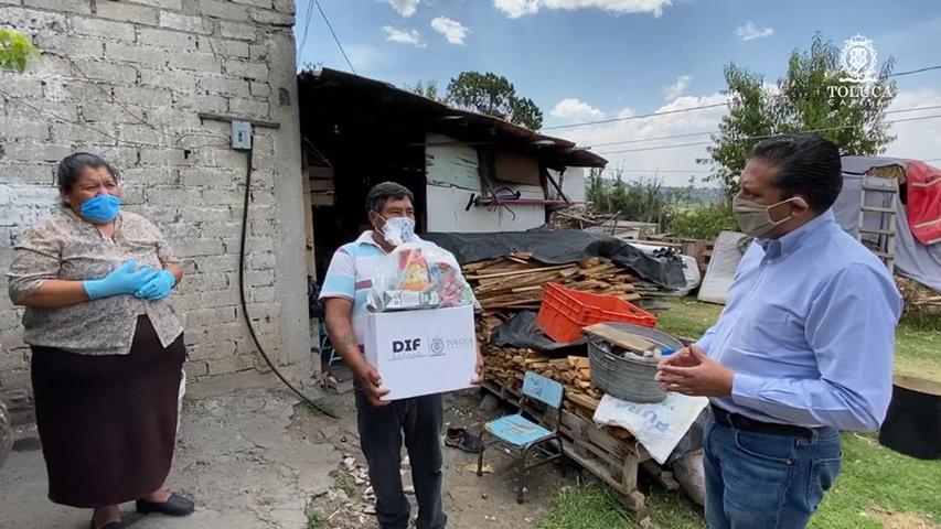 Entrega Juan Rodolfo mil despensas a familias de Toluca #regionmx