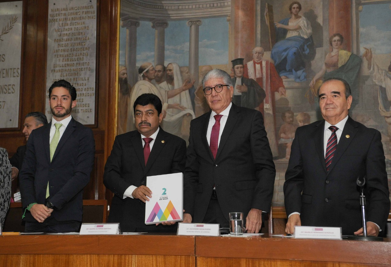 Diputados mexiquenses reciben el Segundo Informe de Gobierno de Alfredo del Mazo #regionmx