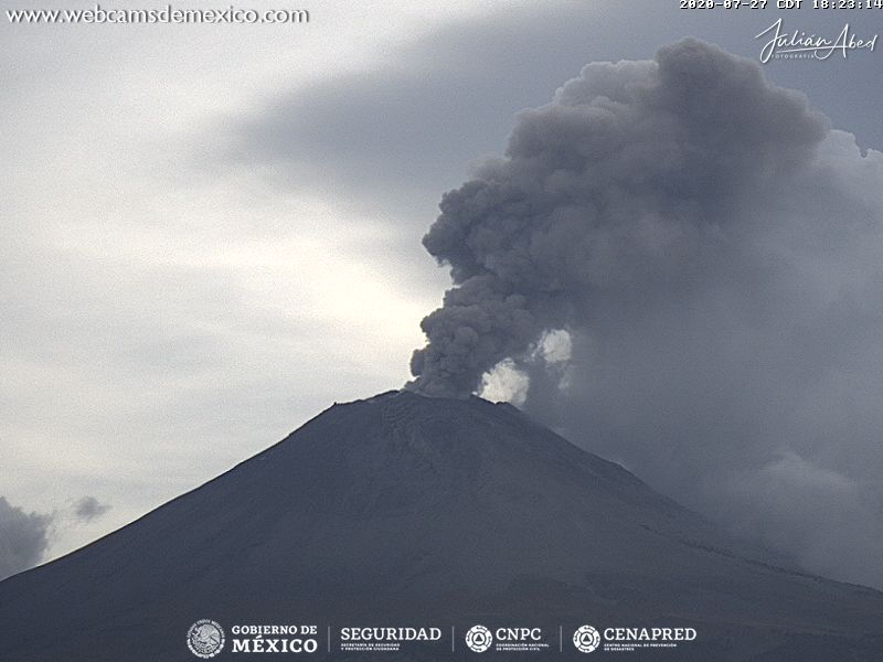 Ceniza del volcán Popocatépetl llega a CDMX y EdoMéx tras explosiones #regionmx