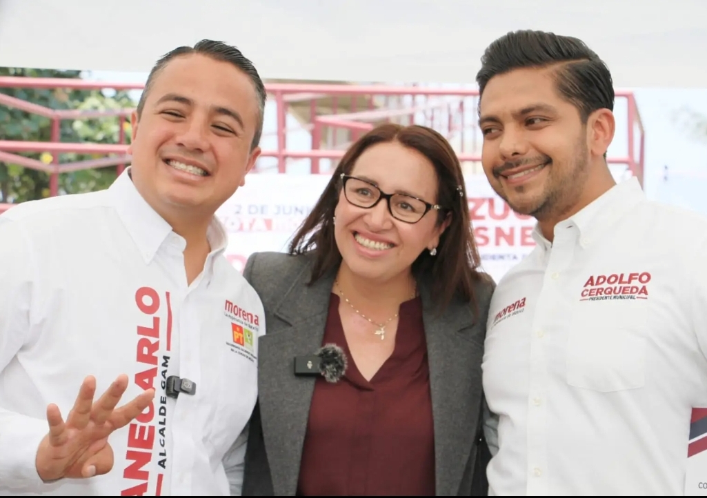 Azucena Cisneros firma convenio de seguridad con sus homólogos de la GAM y Nezahualcóyotl #regiommx