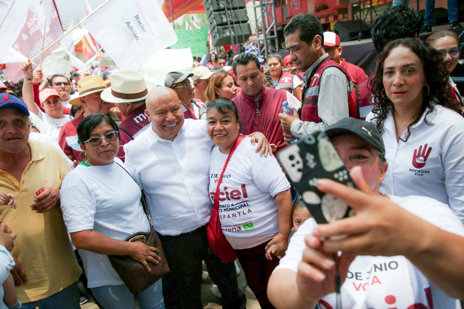 En Tepeolulco, Raciel Pérez se compromete a terminar de cultivar la 4T #regionmx