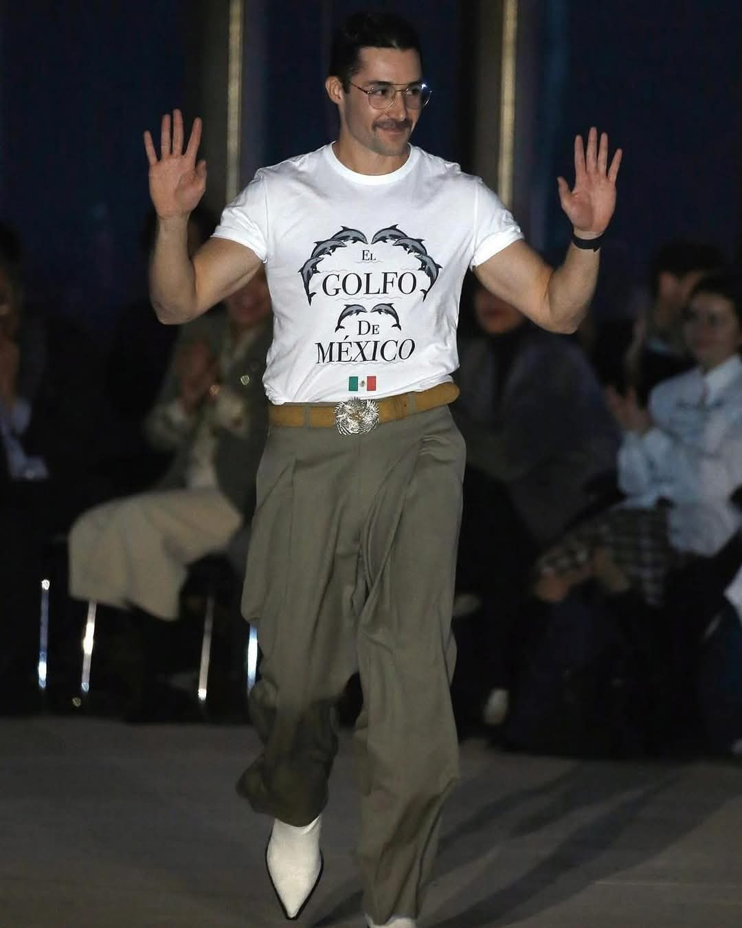 Patricio Campillo hace declaración por el Golfo de México en el Fashion Week de Nueva York #regionmx