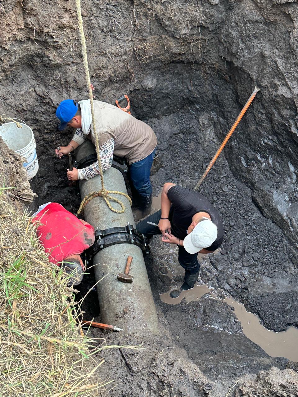 Repara Operagua fuga de 16” en Jardines de la Hacienda #regionmx