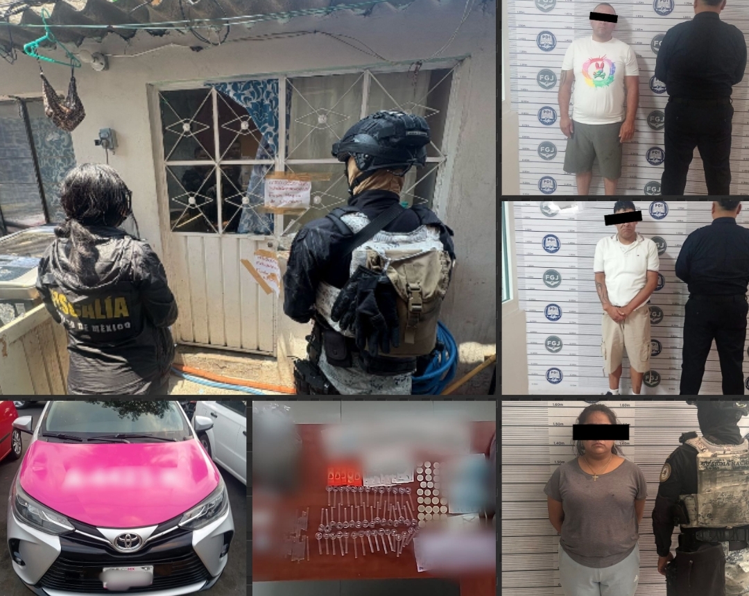 Catean inmueble y detienen a 4 por delitos contra la salud en Naucalpan #regionmx