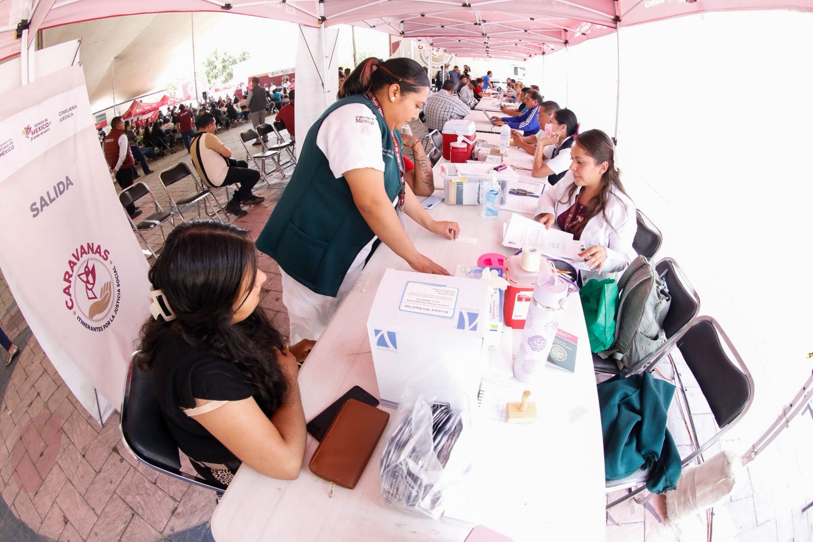 Llegan a las colonias naucalpenses las Caravanas Itinerantes por la Justicia Social con más de 120 trámites #regionmx 