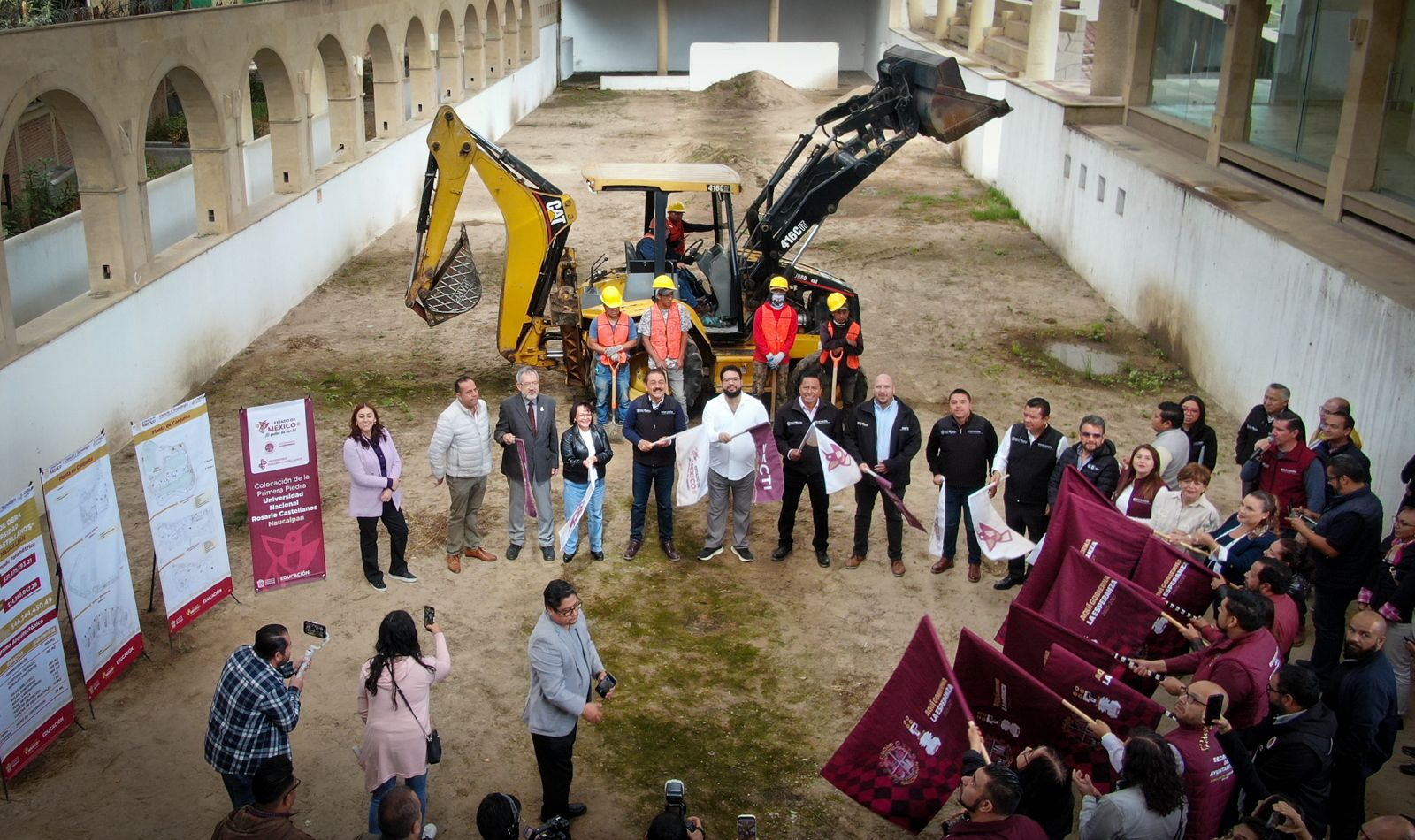 Inician trabajos de adecuación de la Universidad Rosario Castellanos en Naucalpan #regionmx