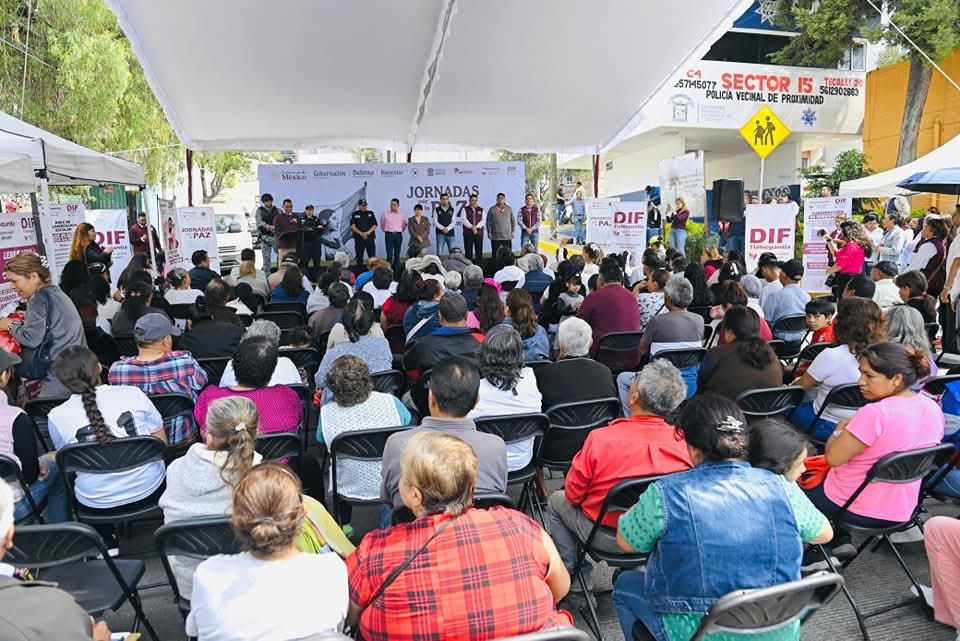 Llegan a Tlalne las "Jornadas por la Paz" implementadas por Claudia Sheinbaum #regionmx