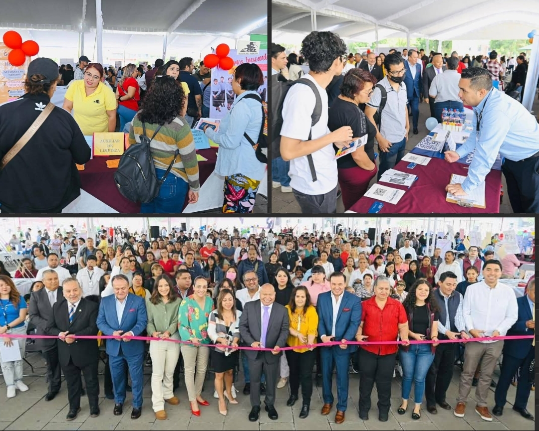 Ofertan más de 3 mil vacantes en Feria del Empleo 2025 en Tlalnepantla #regionmx