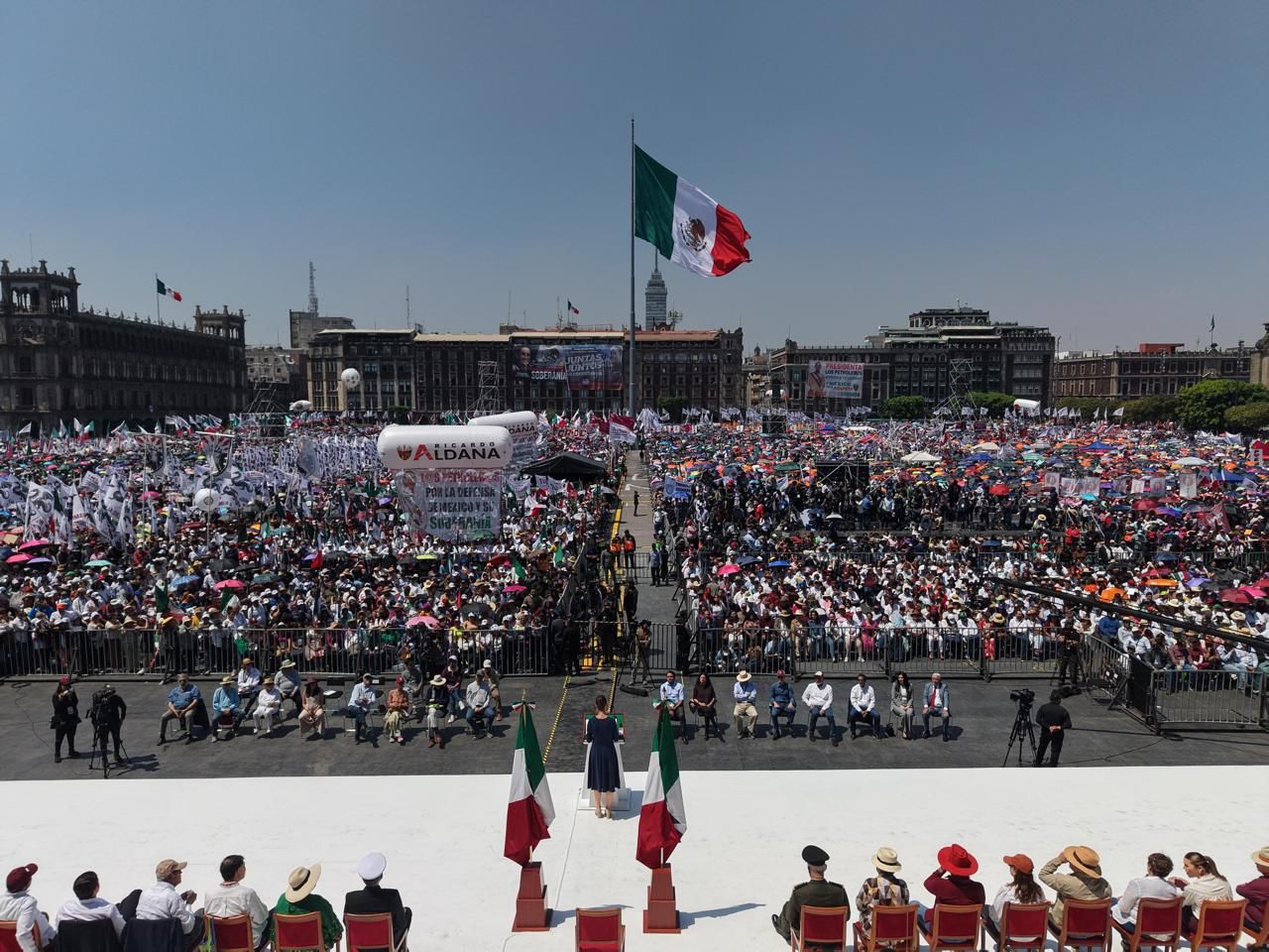 Claudia Sheinbaum envía mensaje de unidad en el Zócalo #regionmx