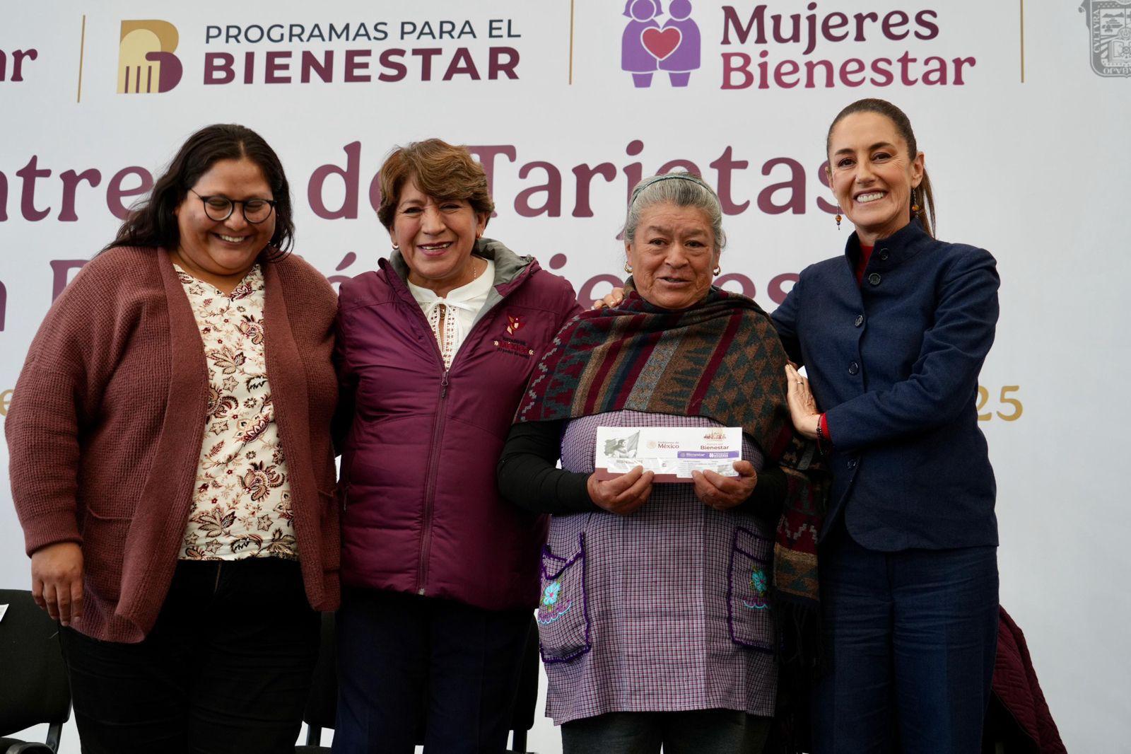 En EdoMéx, Claudia Sheinbaum arranca entrega de tarjetas de la pensión Mujeres con Bienestar #regionmx