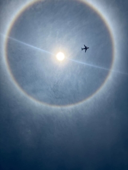 Halo solar acapara las miradas en la Zona Metropolitana #regionmx